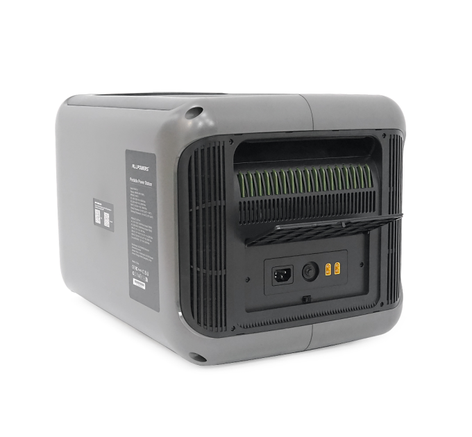 Power station ALLPOWERS R3500 APP Control, Wi-Fi, Bluetooth, 3500W, 2880Wh LiFePO4 3500Cycles, MPPT 2000w max, CAR port, DC12 / 24V, 4хAC 220V, 2xUSB-TYPE-C 200W, 2xUSB-A 18W, 2xUSB-A 36W, XT60, wireless 15W, Fast charge 60min, 530×360×345mm, 42kg