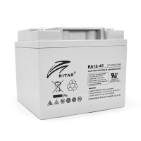 Акумуляторна батарея AGM RITAR RA12-45, Gray Case, 12V 45.0Ah (198 x 166 x169) Q2