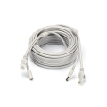 Патчкорд комбінований по кручений парі RJ-45 + DC 15m, сірий, Q50