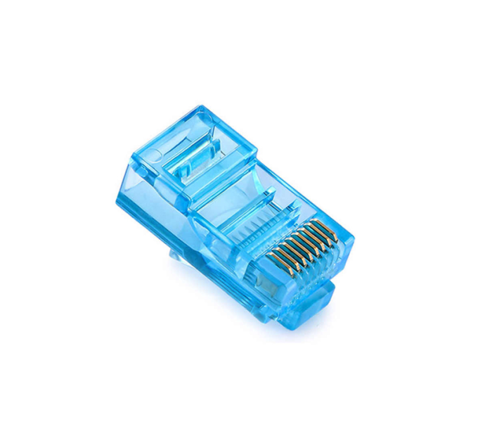 Конектор Merlion RJ-45 8P8C UTP Cat-5 (100 шт / уп.) Q100 Синій