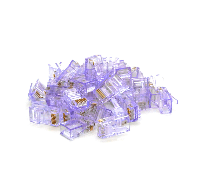 Конектор Noname RJ-45 8P8C UTP Cat-5 (100 шт / уп.) Q100 Violet