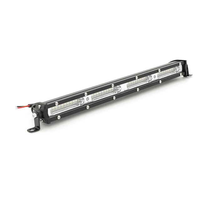Фара протитуманна світлодіодна (LED балка) RS-120W, 40 LEDs, 12-24V, 120W, 6000K, 12000Lm, IP67, 350x60x75mm, Black