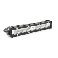 Фара протитуманна світлодіодна (LED балка) RS-60W, 20 LEDs, 12-24V, 60W, 6000K, 12000Lm, IP67, 180x60x75mm, Black