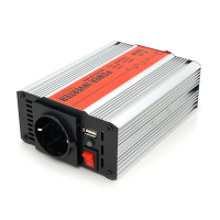 Інвертор напруги RITAR RSX-500, 12V / 220V, 500W з апроксимувати синусоїдою, 1xShuko, 1xUSB, клемні дроти, BOX, Q20