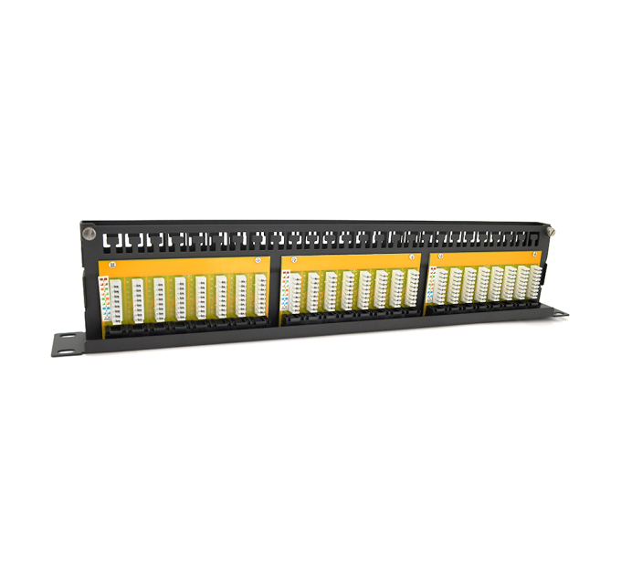 Патч-панель Ritar 48 портiв UTP DUAL кат 6 19 "1U НЕ екранована чорна Q10