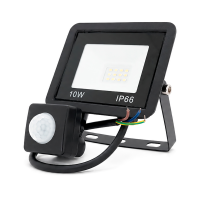 Прожектор SLIM SENSOR LED RITAR RT-FLOOD / MS10A, 10W, 12xSMD2835, IP65, 1000Lm, 6500K (100%), PF>0.9 Ra>70, 80*90*25mm