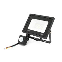 Прожектор SLIM SENSOR LED RITAR RT-FLOOD / MS30A, 30W, 36xSMD2835, IP65, 3000Lm, 6500K (100%), PF>0.9 Ra>70, 185*200*25mm
