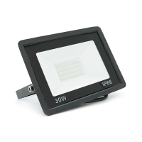 Прожектор SLIM LED RITAR RT-FLOOD30A, 30W, SMD2835, IP65, 2400Lm, 6500K (100%), Ra>70, 141*106*28mm, Black