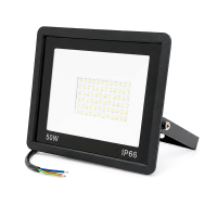 Прожектор SLIM LED RITAR RT-FLOOD50A, 50W, 56xSMD2835, IP65, 4000Lm, 6500K (100%), PF>0.9 Ra>70, 215*240*30mm, Q20