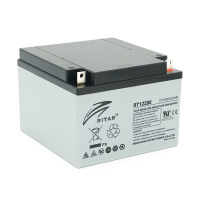 Акумуляторна батарея AGM RITAR RT12280 L5, Gray Case, 12V 28Ah (166х178х125)