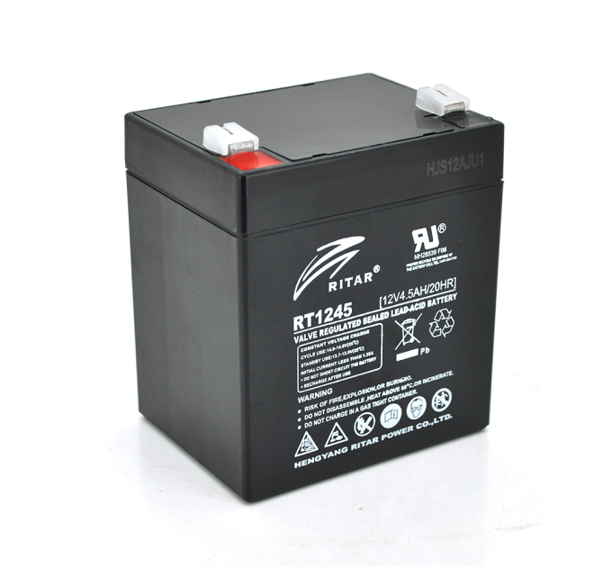 Акумуляторна батарея AGM RITAR RT1245B, Black Case, 12V 4.5Ah ( 90 х 70 х 101 (107) ) Q10