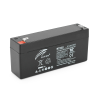 Акумуляторна батарея AGM RITAR RT632, Gray / Black Case, 6V 3.2Ah ( 134х35х60 (66) ) Q10
