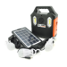 Переносний ліхтар RT903BT+Solar, 1 режим+ сигнал SOS, Радіо+ Bluetooth колонка, вбудований аккум, 3 лампочки 3W, Black / Orange
