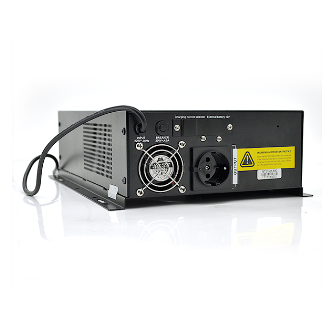 ДБЖ з правильною синусоїдою RITAR RTSWbt-500, 2 вбудованих АКБ по 12V 9Ah, під зовнішній АКБ, настінний, Q2 (435*330*185) 11,8 кг (355*230(270)*110)