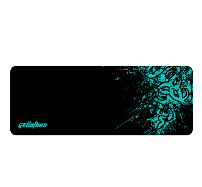 Килимок 300*700 тканинний RAZER GALIAFHUS з боковою прошивкою, товщина 3 мм, колір Black / Turquoise, OEM