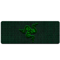 Килимок 400*900 тканинний RAZER 26 з боковою прошивкою, товщина 2 мм, колір Black / Green, Пакет