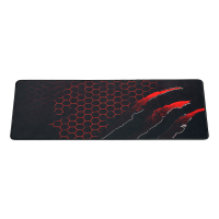 Килимок 300*800 тканинний Honeycomb з боковою прошивкою, товщина 2 мм, колір Black / Red, Пакет