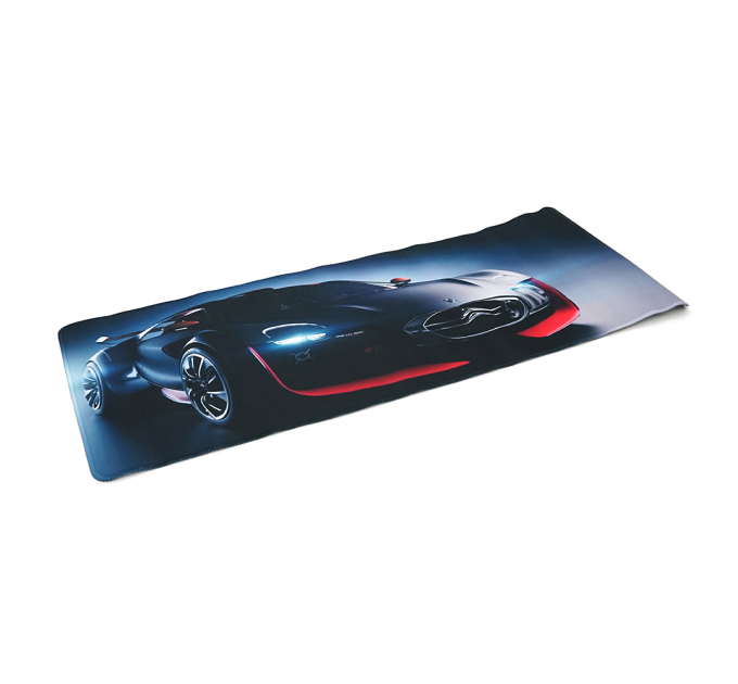 Килимок 300*800 тканинний Citroen Survolt з боковою прошивкою, товщина 3 мм, Black, Пакет
