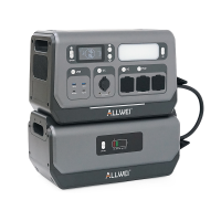 Портативная зарядная станция ALLWEI SGR-PPS2400-2PRO+BAT, 2400W / 4096Wh LiFePO₄, MPPT 500W max ХТ60 / 12 - 60 В / 10 А, 2xDC5521-12V-12A, CarPort-12V-12A, 3xAC230V, 2xUSB-A-18W, 2xUSB-C-100W, Wi-Fi, charge 1.5 h, 480x260x535 мм, 42.5кг