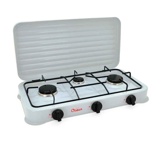 Газова плита Ocean YT-2855, 3 комфорки, White