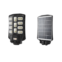 Вуличний ліхтар SHGZ із сонячною батареєю на стовп, 400W, ip65, 3.2V / 32650 / 20000mah, 120Lm / W, пульт керування, 447*70*342mm, Black, Box