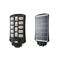 Вуличний ліхтар SHGZ із сонячною батареєю на стовп, 400W, ip65, 3.2V / 32650 / 20000mah, 120Lm / W, пульт керування, 597*70*342mm, Black, Box