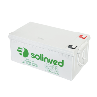 Акумуляторна батарея SOLINVED 200-12 GEL 12V 200 Ah (522 x 240 x 224), 60.3 kg Grey Q1 / 48
