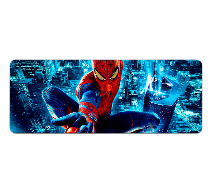 Килимок 300*800 тканинний Spider Man 12 з боковою прошивкою, товщина 2 мм, Пакет