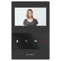 Аналоговий відеодомофон Slinex SQ-04M (black), 4,3” кольоровий екран TFT, слот microSD, 119×175×21 мм