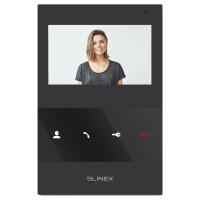 Аналоговий відеодомофон Slinex SQ-04M (black), 4,3” кольоровий екран TFT, слот microSD, 119×175×21 мм Аналоговий відеодомофон Slinex SQ-04M (black), 4,3” кольоровий екран TFT, слот microSD, 119×175×21 мм