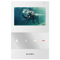 Аналоговий відеодомофон Slinex SQ-04M (white), 4,3” кольоровий екран TFT, слот microSD, 119×175×21 мм Аналоговий відеодомофон Slinex SQ-04M (white), 4,3” кольоровий екран TFT, слот microSD, 119×175×21 мм