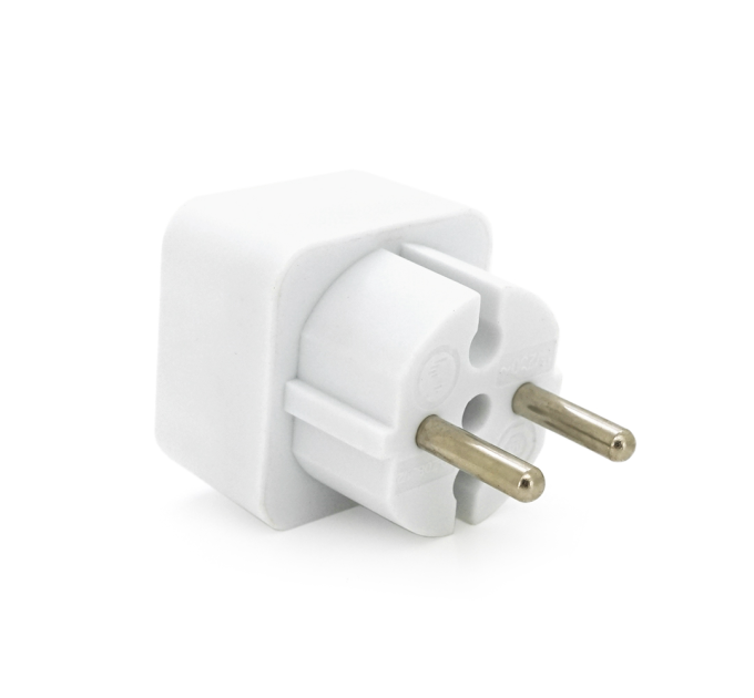 Розетка двійник без заземлення SQ-ZDB01 / 2, 2x2.5A(10A) 250V~Max, 1100W, White, 2Р, Q200