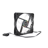 Кулер корпусний 12025 DC sleeve fan 4pin - 120*120*25мм, 12V, 1100об / хв, 12LED, RGB