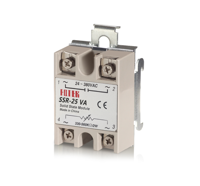 Твердотільні реле FQETR SSR-25VA 25А 24-380VAC