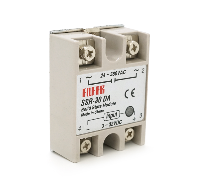 Твердотільні реле FQFER SSR-30DA 30А 24-380VAC