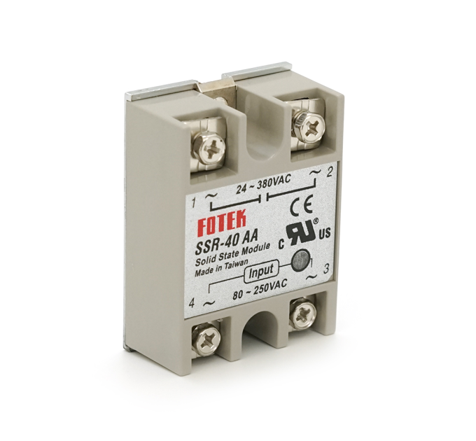 Твердотельне реле Fotek SSR-40AA 40А 24-380В AC