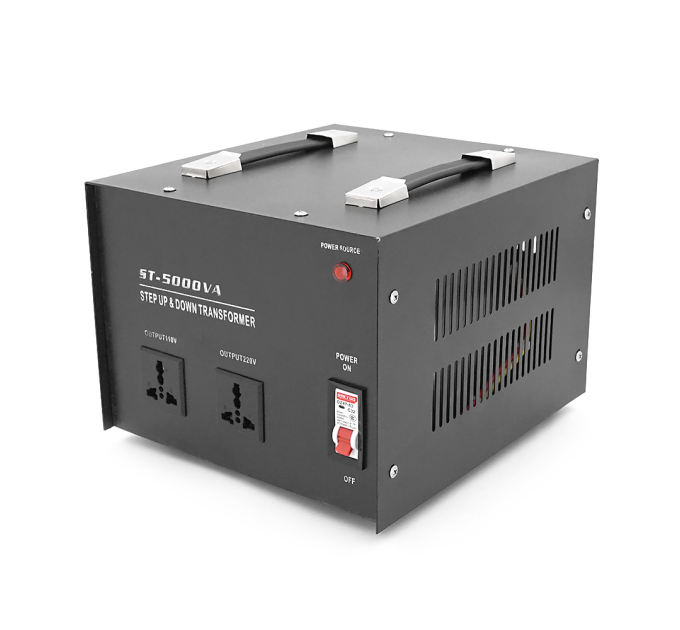 Перетворювач напруги трансформаторний універсальний ST-5000VA Input 220 V / Output 110V, Input 220 V / Output 110V+