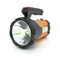 Ліхтар пошуковий Silver Toss ST-8200L, 1LED T6, 25W, 3 режими, 7200mah, Black / Gold, IP40, СЗУ, 220х130х170мм, BOX
