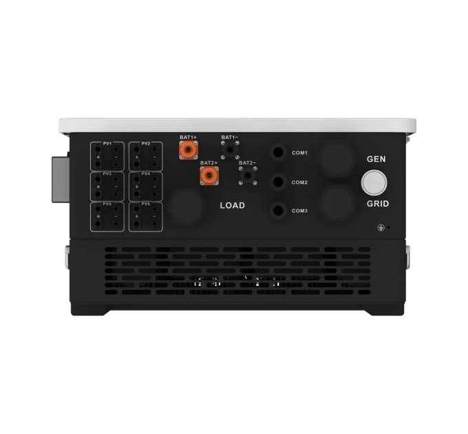 Гібридний інвертор (hybrid) Deye SUN-80K-SG02HP3-EU-EM6 HV, 80кВт, трифазний, (MPPT 150-1000 / 36A / АКБ 150-800V / 50A)Parallel