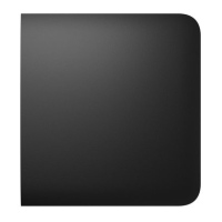 Кнопка для одноклавішного або прохідного вимикача Ajax SideButton (1-gang / 2-way) black
