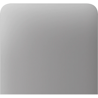 Кнопка для одноклавішного або прохідного вимикача Ajax SideButton (1-gang) fog