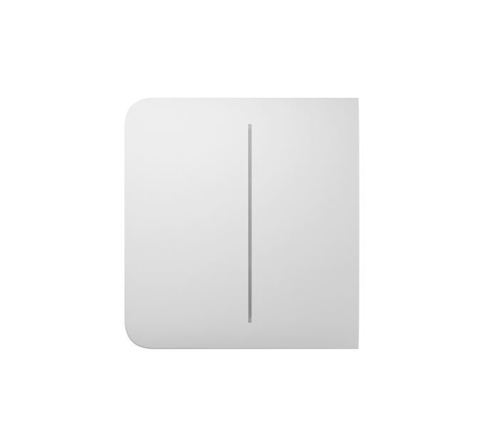 Бічна кнопка для двоклавішного вимикача Ajax SideButton (2-gang) white