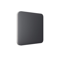 Кнопка для одноклавішного або прохідного вимикача Ajax SoloButton (1-gang / 2-way) graphite