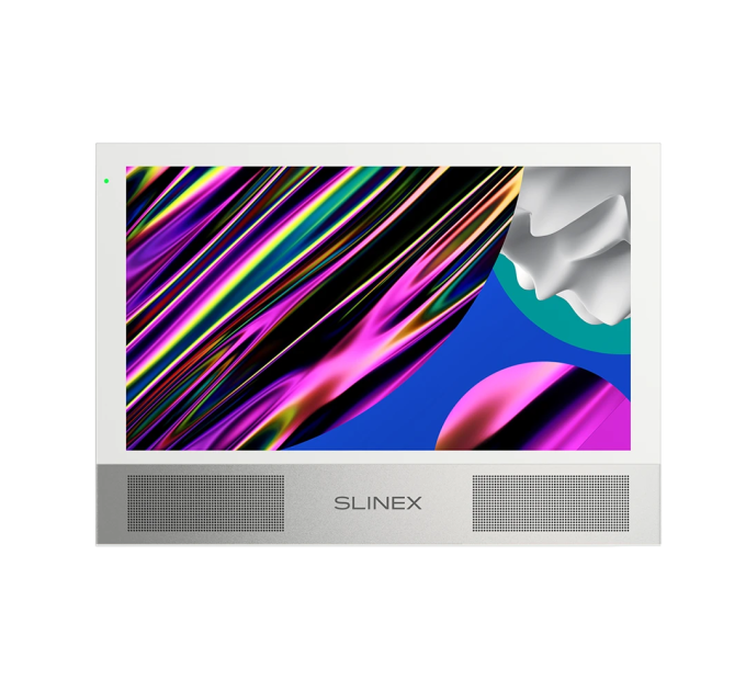 AHD відеодомофон Slinex Sonik 7 (white), 7” сенсорний IPS екран, запис руху, слот microSD, 176×133×20 мм
