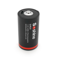 Акумулятор Soshine D-1.5-6000USB, D / LR20, Li-Ion 1.5V, USB-C, 6000mWh, 1.8A