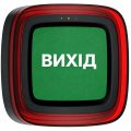 Бездротовий світлозвуковий адресний пожежний сповіщувач Ajax EN54 FireProtect (Sounder / VAD) ВИХІД Black