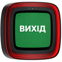 Бездротовий світлозвуковий адресний пожежний сповіщувач Ajax EN54 FireProtect (Sounder / VAD) ВИХІД Black