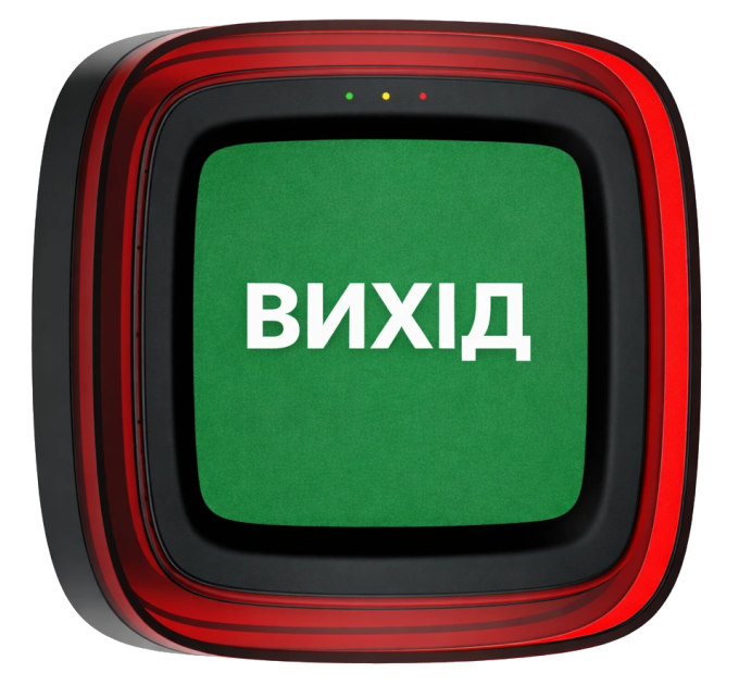 Бездротовий світлозвуковий адресний пожежний сповіщувач Ajax EN54 FireProtect (Sounder / VAD) ВИХІД Black