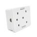 Розетка RITAR UTP 8P8C RJ45 1 порт Cat-6, накладна біла Q300