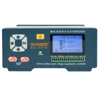 Балансир активний Sunkko BAL-8616 16S Lifepo4, Li-ion 2-16S, 8A, індикатор LCD, 3.7-4.2 / 32 / 3.6V, 320×220×130mm, Box
